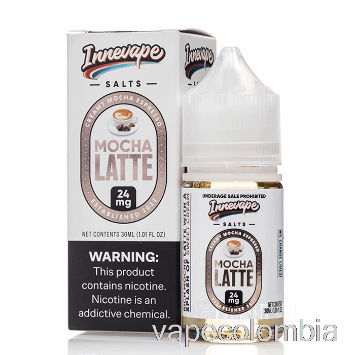 Vape Recargable Mocha Latte - Sales Innevape - 30ml 50mg